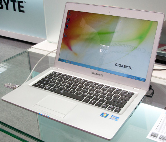 Ультрабук Gigabyte на процессоре Intel Core третьего поколения Ivy Bridge