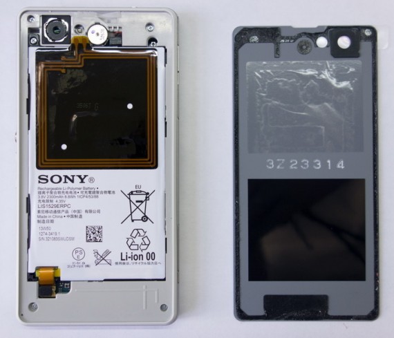 Разбираем Sony Xperia Z1 Compact