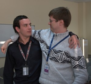 Dmitry Serkin (Intel, Nizhniy Novgorod) and Sergey Vilianov Дмитрий Серкин (Интел, Нижний Новгород) и Сергей Вильянов