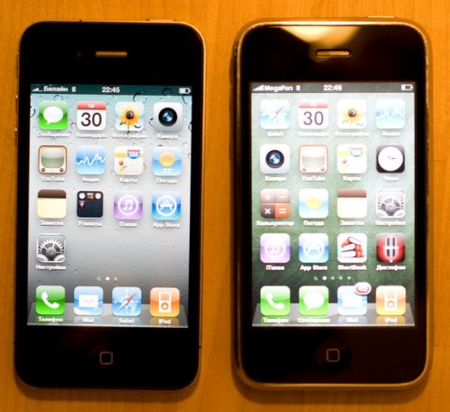 отзыв обзор iPhone 4 сравнение с iPhone 3GS