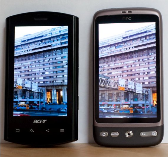 что лучше? сравнение Acer Liquid E и HTC Desire