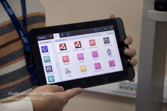 MeeGo планшетный компьютер tablet pc