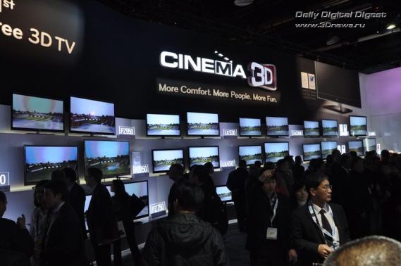 Consumer Electronics Show 3D-телевизоры