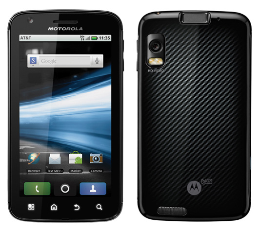Motorola Atrix 4G – самый быстрый и совершенный в мире смартфон на программной платформе Google