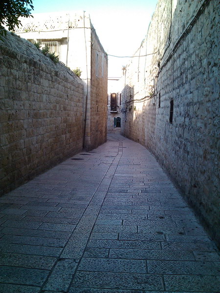 фотография Иерусалима путь к Стене Плача