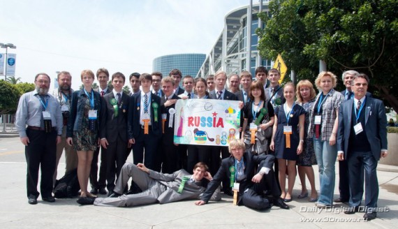 Intel ISEF 2011 делегация России