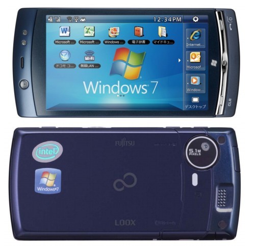 DoCoMo Fujitsu LOOX F-07C Phone смартфон на Intel Atom купить