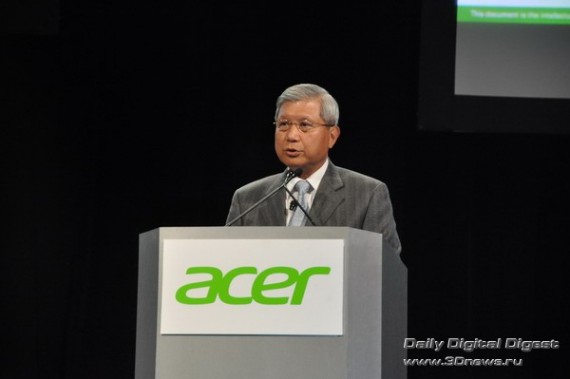 Глава Acer Джей Ти Ванг (J.T. Wang) рассказывает о том, как в компании все хорошо