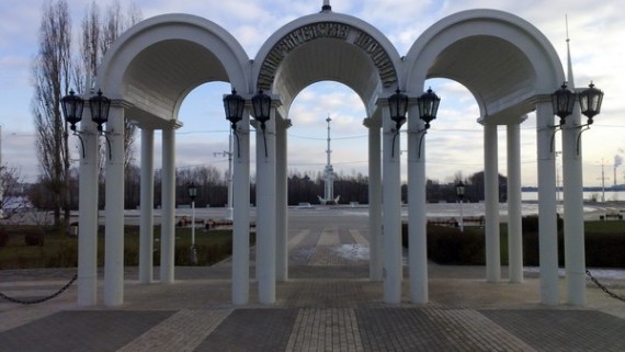 Воронеж арки перед Адмиралтейской площадью