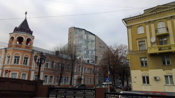 Воронеж архитектура старые и новые дома