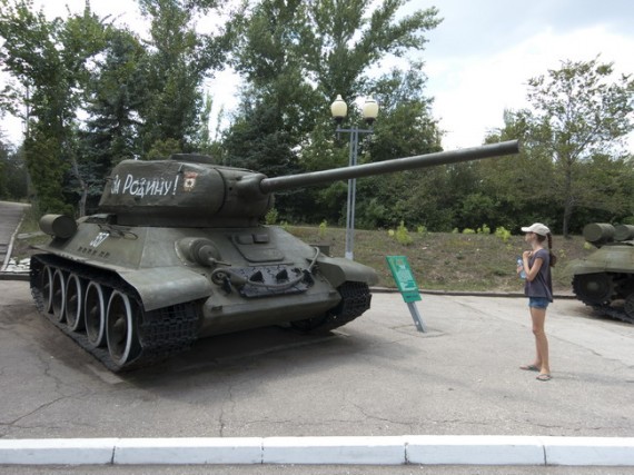 Парк Победы в Саратове танк Т-34-85