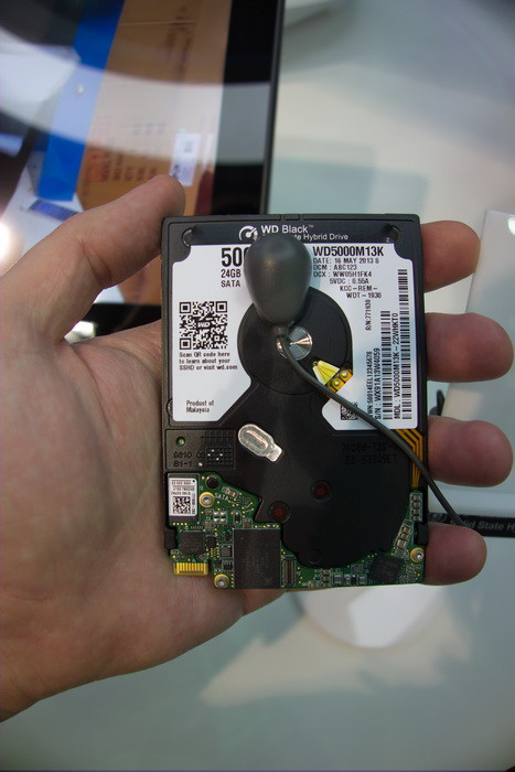 WD гибридный жесткий диск UltraSlim Computex 2013