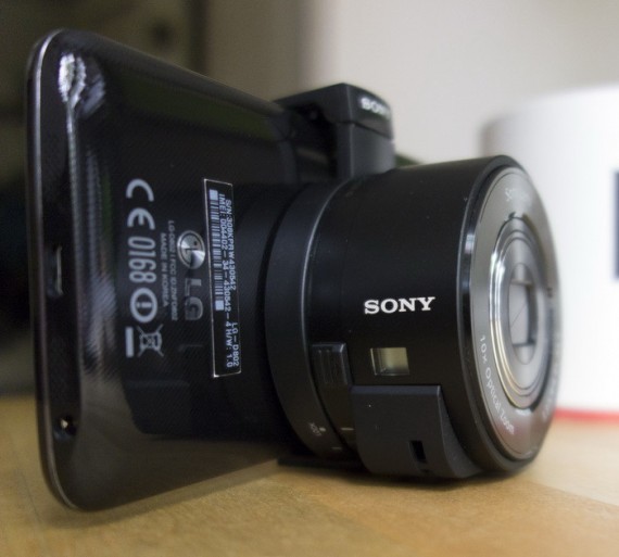 Смартограф Sony DSC-QX10 на смартфоне LG G2
