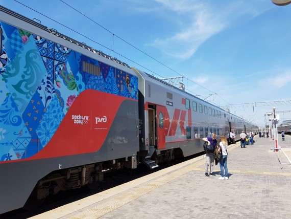В Казань из Москвы ходят новые двухэтажные поезда