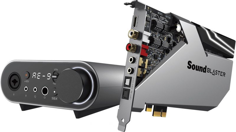 Замена оу в звуковой карте creative sound blaster ае 9 pe