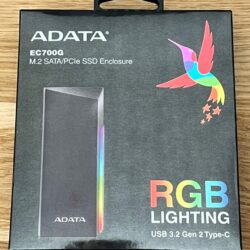 Бокс для SSD ADATA EC700G: Скорость и огоньки