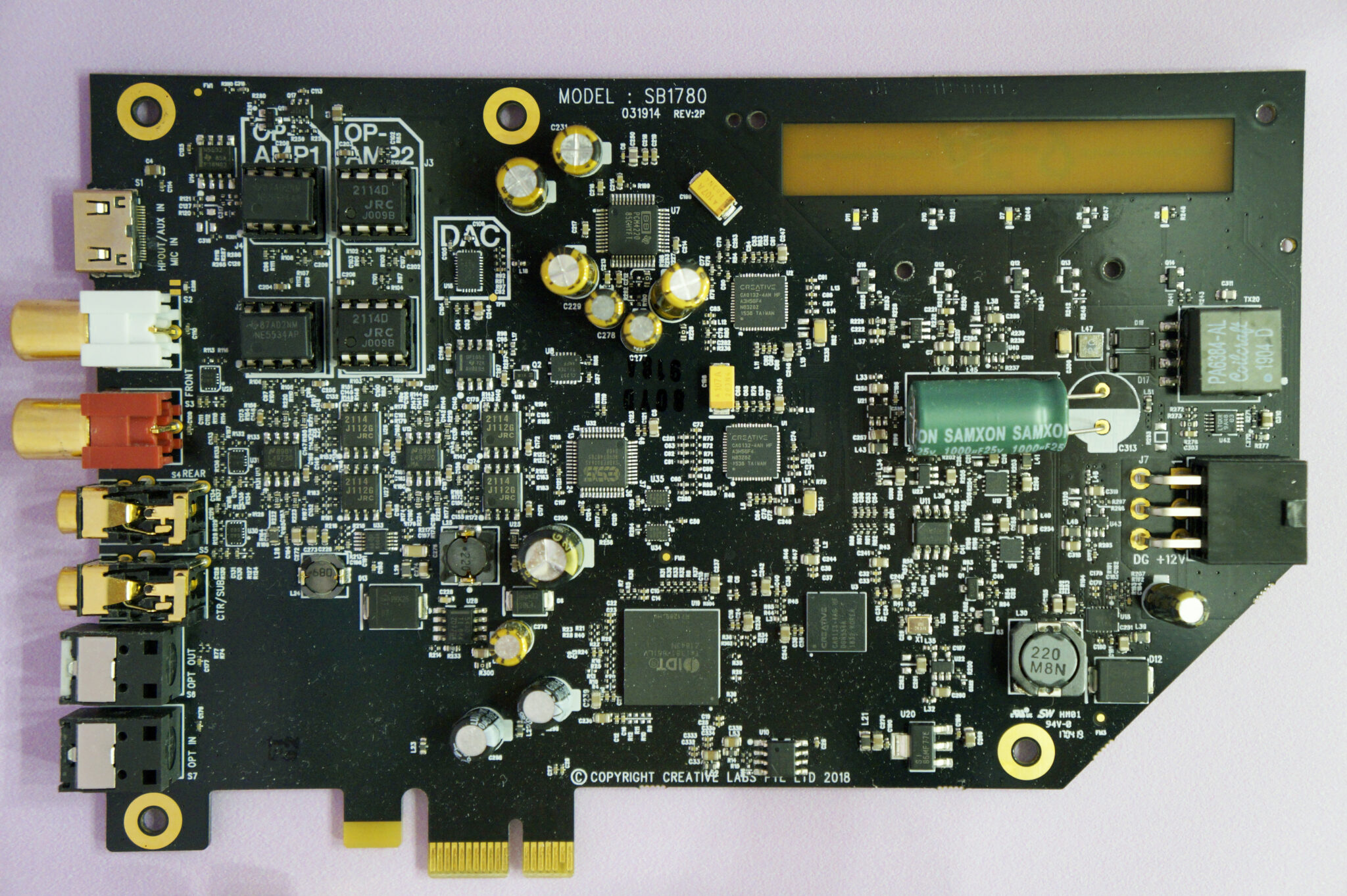 Звуковая карта creative sound blaster ae 9