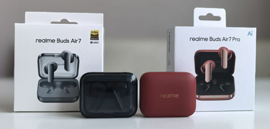 Realme Buds Air 7 и Realme Buds Air 7 Pro
